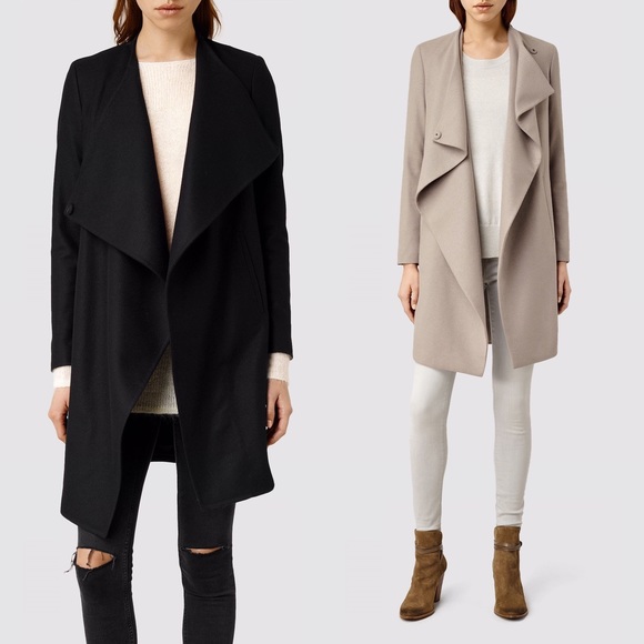 allsaints ora coat